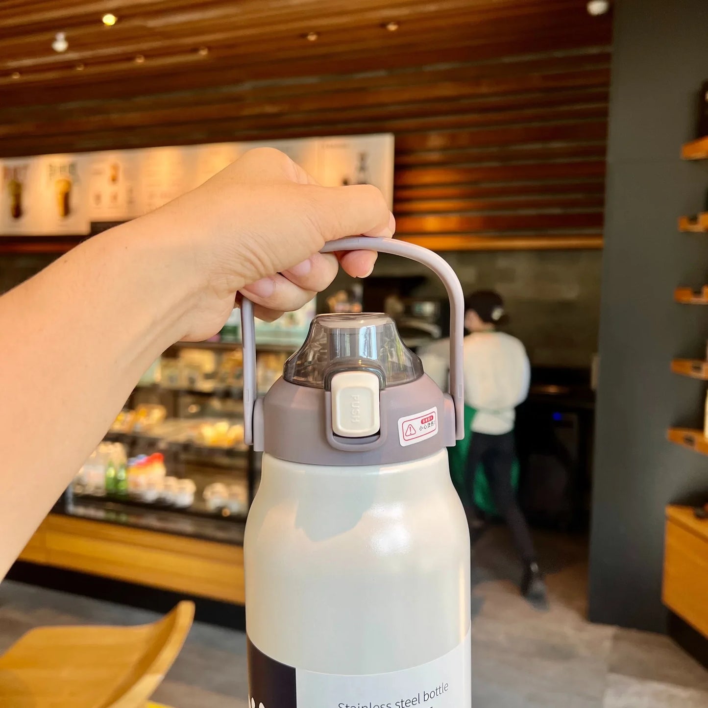 Tumbler Large Capacity Thermal Water Bottle With Straw Stainless Steel Thermos Bottle Vacuum Flask Cold and Hot Insulated Cup