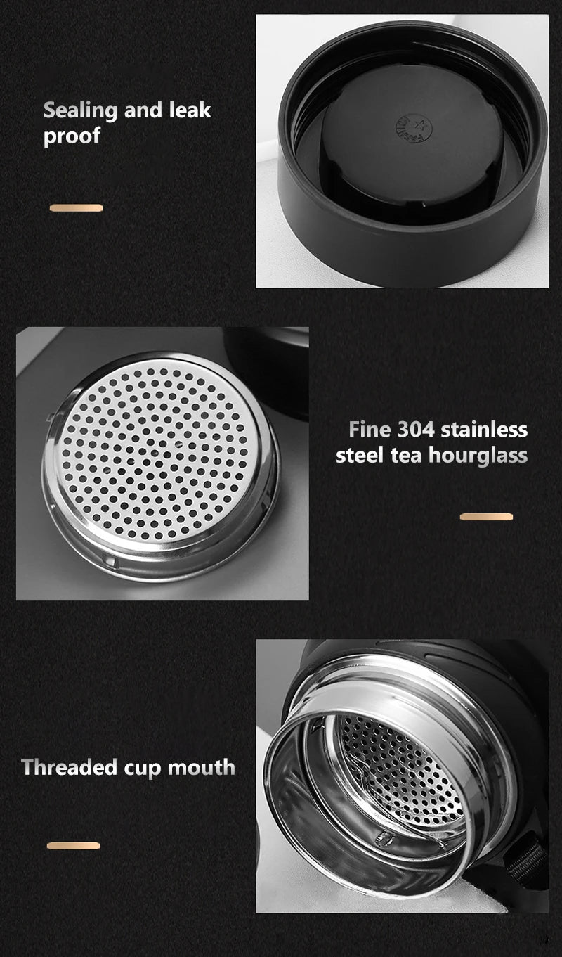 1L Thermal Water Bottle Keep Cold and Hot Water Bottle Thermos for Water Tea Coffee Vacuum Flasks Stainless Steel Thermos Bottle