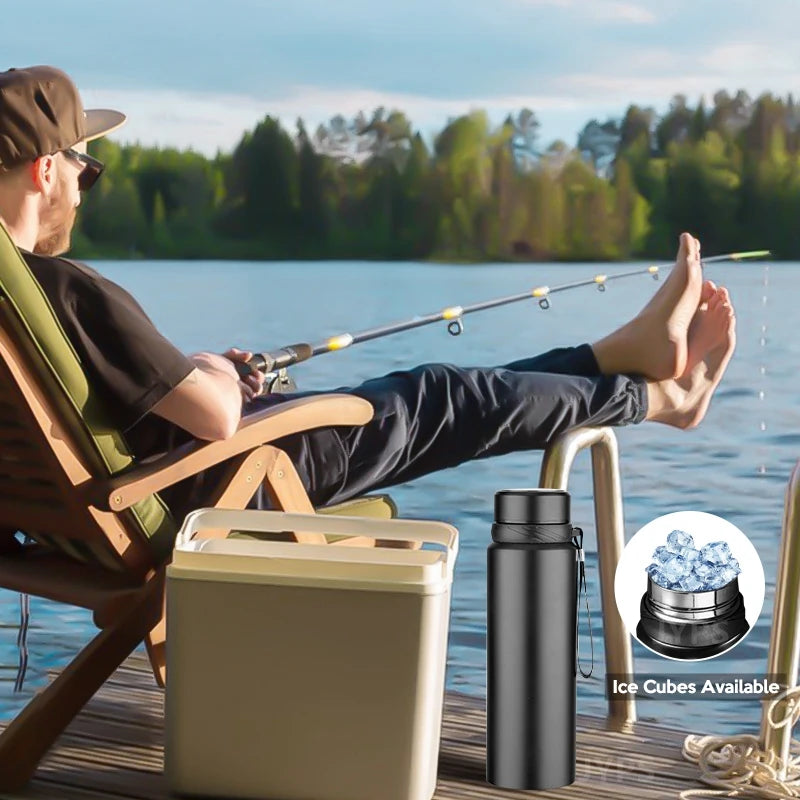 1L Thermal Water Bottle Keep Cold and Hot Water Bottle Thermos for Water Tea Coffee Vacuum Flasks Stainless Steel Thermos Bottle