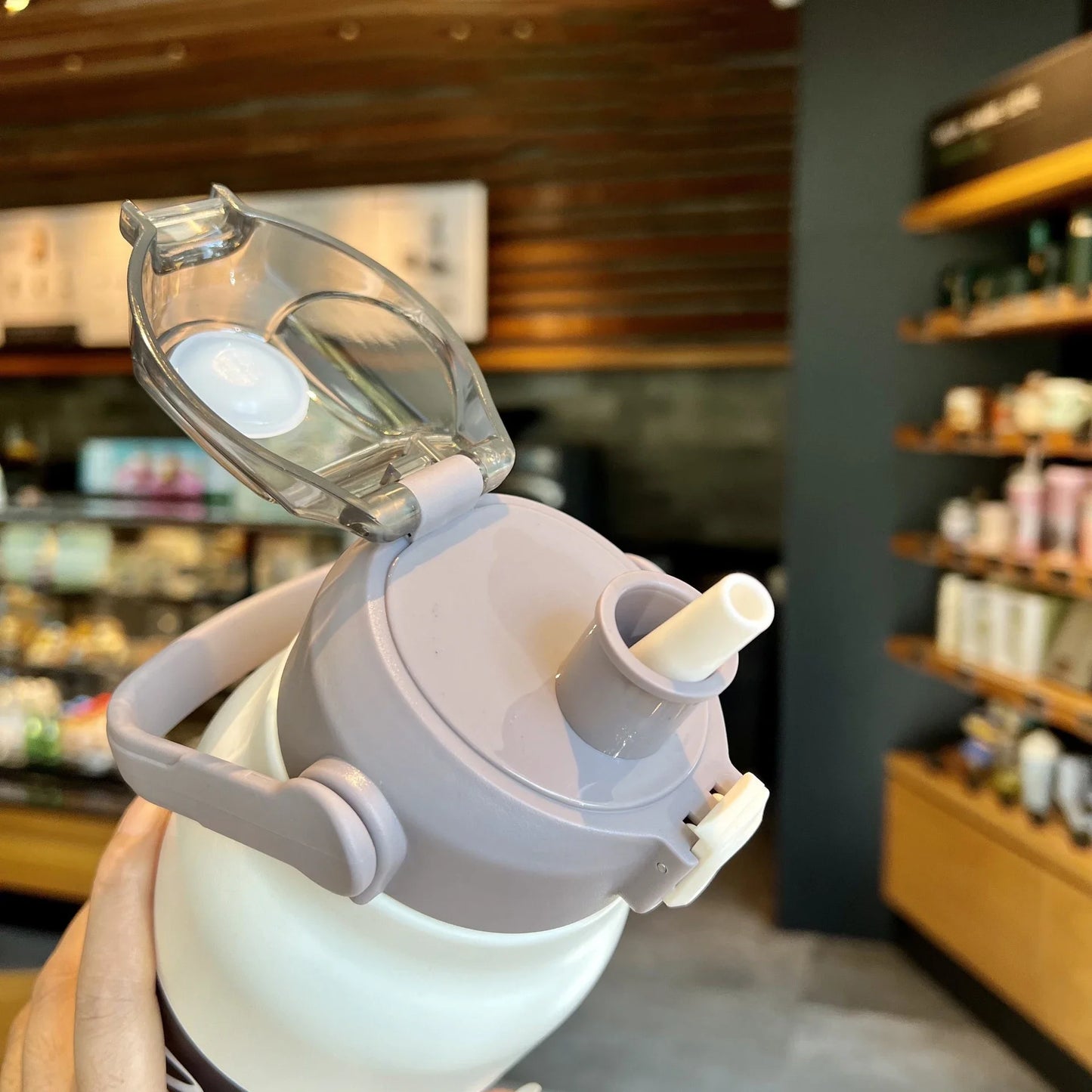 Tumbler Large Capacity Thermal Water Bottle With Straw Stainless Steel Thermos Bottle Vacuum Flask Cold and Hot Insulated Cup