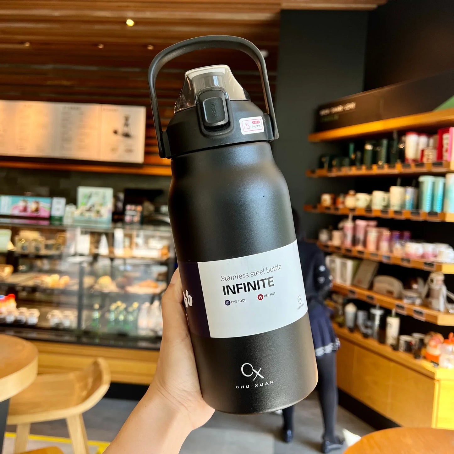 Tumbler Large Capacity Thermal Water Bottle With Straw Stainless Steel Thermos Bottle Vacuum Flask Cold and Hot Insulated Cup