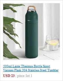 Smart Thermal Bottle Display Temperature Thermal Mug Stainless Steel Food Thermos For Tea Water Bottle With Heating Lovely Cup