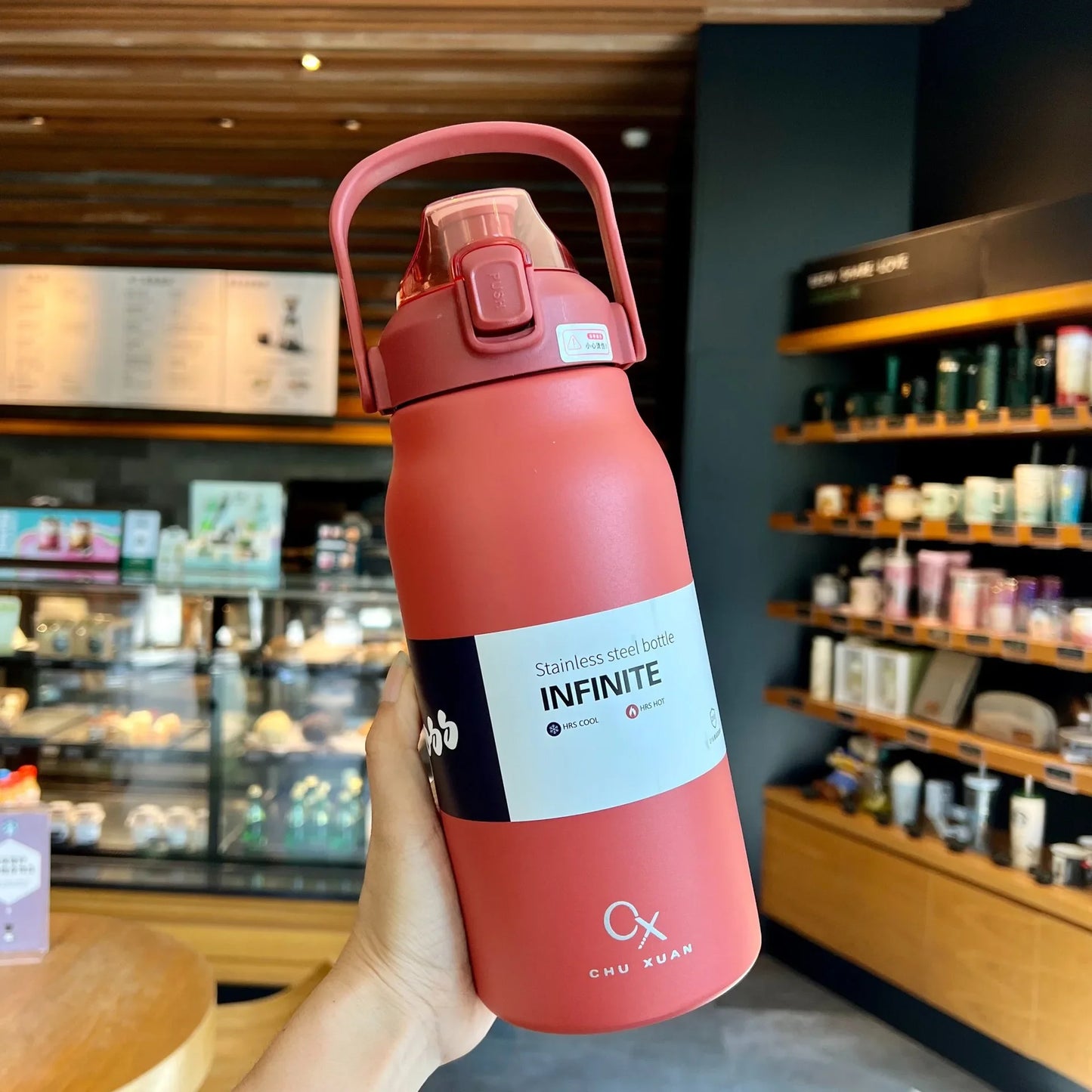 Tumbler Large Capacity Thermal Water Bottle With Straw Stainless Steel Thermos Bottle Vacuum Flask Cold and Hot Insulated Cup