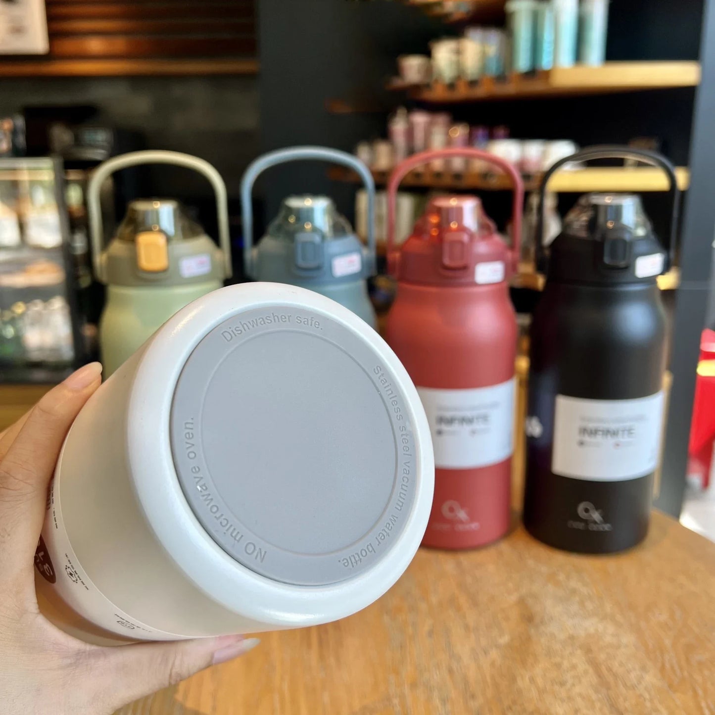 Tumbler Large Capacity Thermal Water Bottle With Straw Stainless Steel Thermos Bottle Vacuum Flask Cold and Hot Insulated Cup